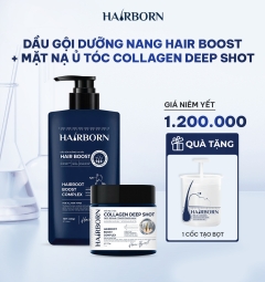 Combo dầu gội dưỡng nan + mặt nạ ủ colagen 