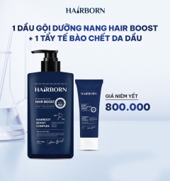 Combo 1 dầu gội dưỡng nan + 1 tẩy tế bào chết da đầu 