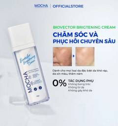 Kem Dưỡng Trắng Da Mặt, Phục Hồi Cấp Ẩm Mocha Biovector 6 Active, Cho Cả Da Dầu Mụn Nhạy Cảm