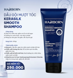 DẦU GỘI MƯỢT TÓC KERASILK SMOOTH SHAMPOO HAIRBORN