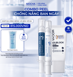 Combo Peel da và chống nắng ban ngày