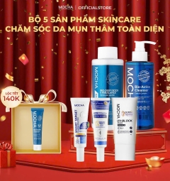 COMBO TẨY TRANG + SRM 300 ML + KCN +  MỤN + THÂM