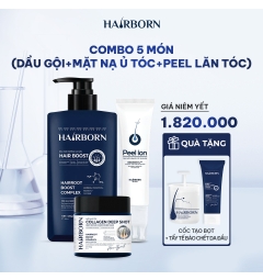 Combo 1 dầu gội dưỡng nan + 1 pêle lăn tóc + 1 mặt nạ ủ tóc colagen 