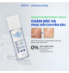 Kem Dưỡng Trắng Da Mặt, Phục Hồi Cấp Ẩm Mocha Biovector 6 Active, Cho Cả Da Dầu Mụn Nhạy Cảm