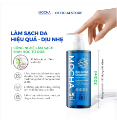 SỮA RỬA MẶT BIOVECTOR (làm sạch từ Dừa - Không chứa surfact gây hại cho da)