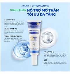 Kem Mờ Thâm MOCHA Smart Whitening 20g Chiết Xuất Nghệ Trắng Dưỡng Da 