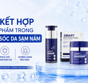 CÁCH KẾT HỢP SẢN PHẨM TRONG BỘ CHĂM SÓC DA SẠM NÁM